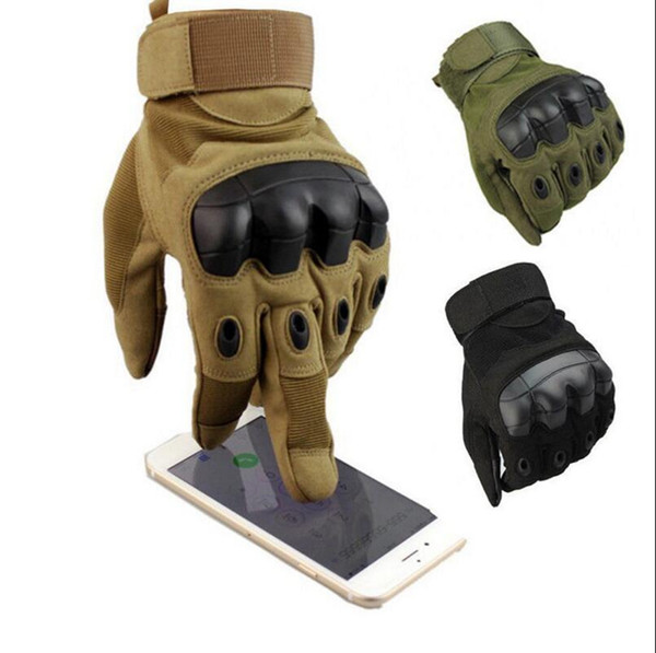 Touch Screen Tactical Hard Knuckle Gloves Army Military Hunting Shooting Combat Gloves Outdoor Sports Cycling Bicycle Gloves OOA3780