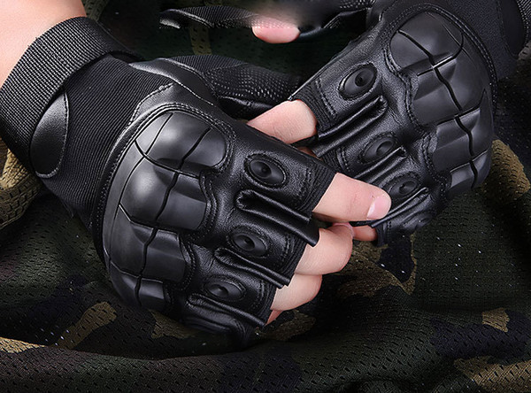 Full finger outdoor sport gloves hawk tactical protection cycling training army fans special forces Superfine fiber glove 020