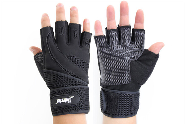 Men tactical gloves half finger fitness gloves palm microfiber leather no slip outdoor sports/training gloves M/L/XL black/brown