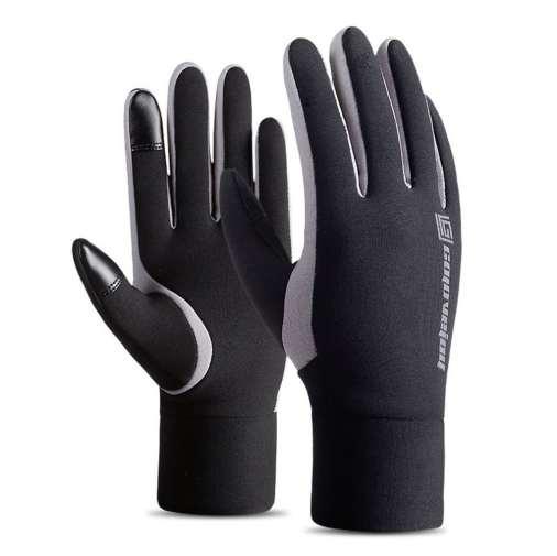 Touch Screen Winter Warm Fleece Lined Thermal Gloves Waterproof Wind Proof Outdoor Sports Gloves For Riding Skiing