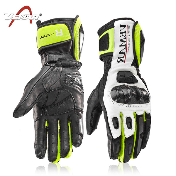 2018 Breathable carbon fibre leather gloves motorcycle gloves/ racing gloves/ motocross riding gloves/ Sports Gloves skiing gloves