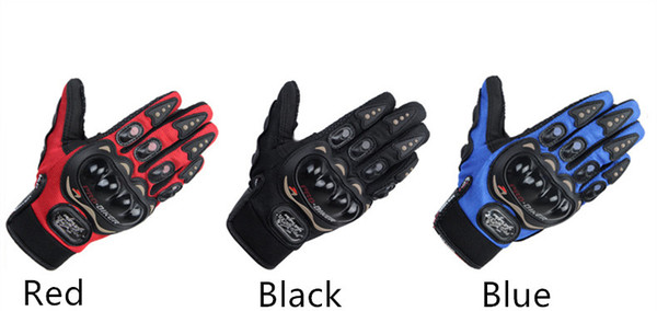 Pro-biker Sports Cycling Gloves Anti Slip Breathable Full Finger Riding Motorcycle Bike Racing Gloves Protective Gear