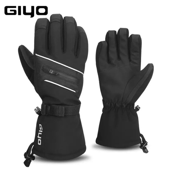 Winter Cycling Gloves Warm Waterproof Fleece Snow Gloves Snowmobile Snowboard Free Shipping