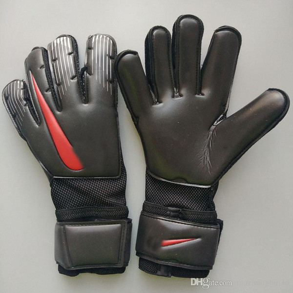 2018 Newest VG3 NK Logo Goalkeeper Gloves without fingersave Top Latex Soccer Football Gloves-latex Plam Goal Keeper Gloves Bola De Futebol