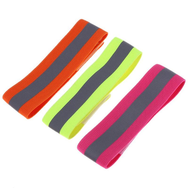 Ultralight Fluorescent Reflective Elastic Sport Arm Band for Night Running