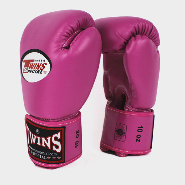 free shipping professional kicking 5 colors boxing glove wholesale gym fitness women pink TWINS boxing gloves