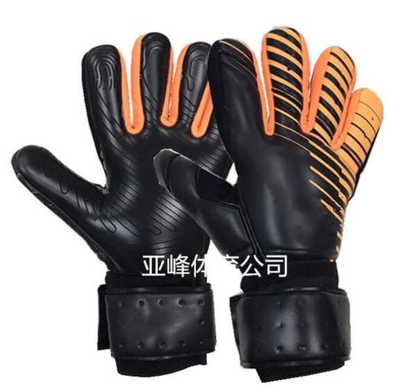 Best quality Professional Soccer Goal Keeper Gloves Finger Ptotection Top Latex Goalie Gloves for Men Latex Volleyball Sports Gloves