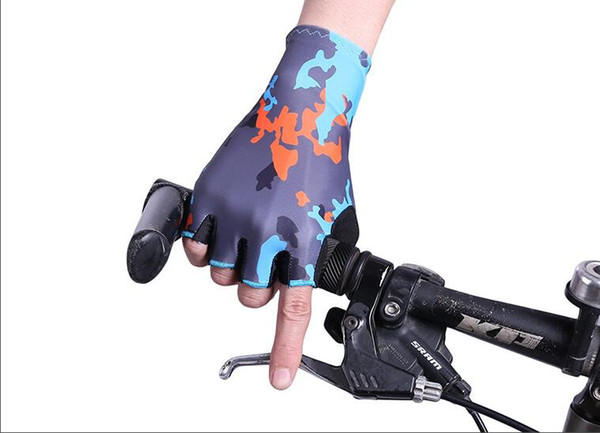 Summer New sport gloves outdoor cycling half - finger gloves cycling fitness sports non - slip wear gloves screen glove