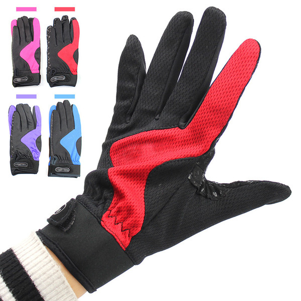 New Hot Sale Women Fishing Gloves Men Outdoor Sports Full 5 Nylon Fingers Glove Thicken Anti-slip Breathable