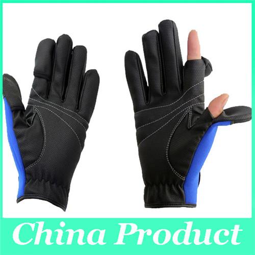 2 Cut - Finger Fishing Gloves For Men Anti Water And Slip Folding Fingers Outdoor Sport Cycling Glove Fishing Gloves 1 Pair