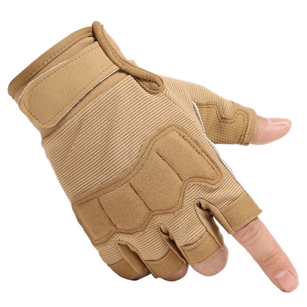 Outdoor Tactical Fingerless Gloves Army Shooting Hiking Hunting Climbing Cycling Riding Half Finger Gloves