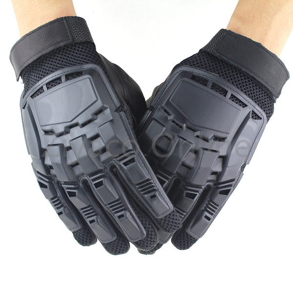 Outdoor Riding Hiking Climbing Training Full Finger Tactical Gloves Hunting Assault Combat Cycling L,XL