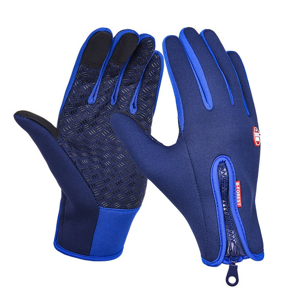 2018 New Arrival 3 Colors Outdoor Sports Gloves Men Women Warm Windproof Cycling Hiking Climbing Running Ski Full Finger Screen Gloves