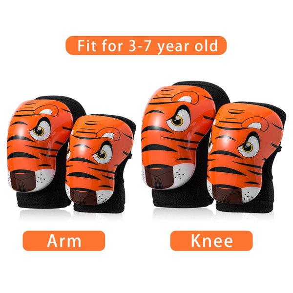 Wholesale Children Elbow Pads Knee Pads EPS Kids Child Cycling Skiing Arm Leg Protective Gear Set For Skateboarding Roller Skating