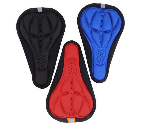 2018 Hot Sale Bike Cushion Pad Men Women Thick Cycling Bicycle Sponge Pad Seat Saddle Cover Outdoor Bike Sports Pad 3 Colors