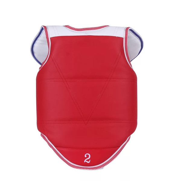 Traditional Taekwondo chest guard red blue Karate Taekwondo chest protectors WTF approved chest supporters