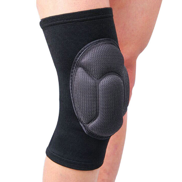 Elastic Sponge Knee Pads Basketball Volleyball Anti-slip Knee Pads Protector Collision Avoidance Knee Sleeve Free Size DHL Shipping