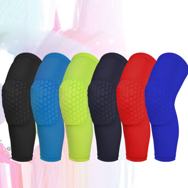 Safety Basketball Knee Pads Antislip EVA Honeycomb Football Cycling Leg Knee Pads Kneecap Knee Protector For Adult DHL Shipping