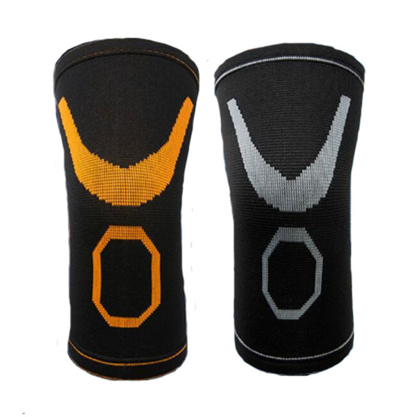 Elastic Knee Pads Sport Basketball Football Running Knee Pads Kneecap Knee Protector Nylon Brace Sleeve DHL Shipping