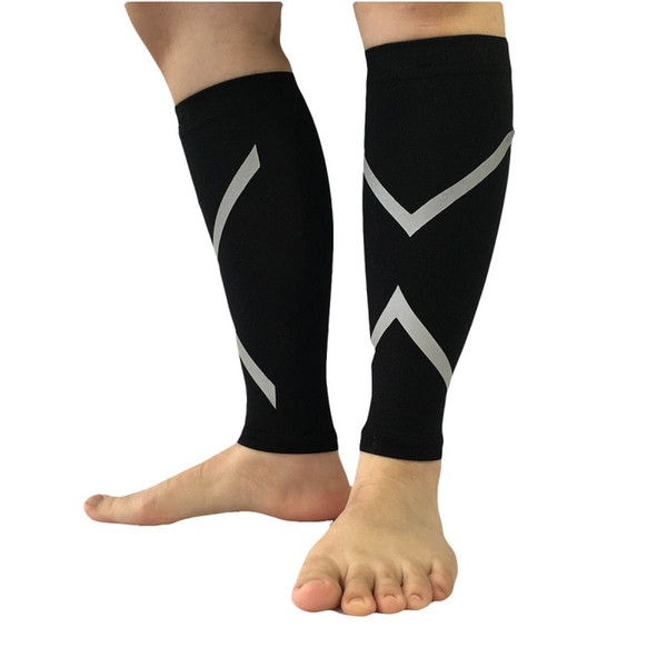 2019 Support Compression Leg Sleeve Running Sports Socks Shin Splint Outdoor Exercise Legguards Sleeve Custom LOGO FBA Drop Shipping