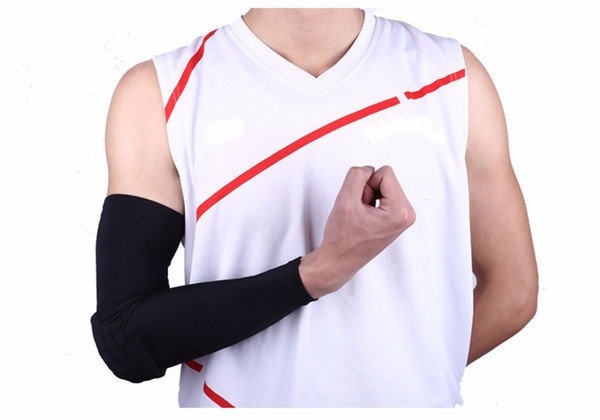 Sports Safety Breathable Sports Elbow Protectors Crashproof Basketball Elbow Pads Brace Support Guards Pads Arm Sleeve Warmers