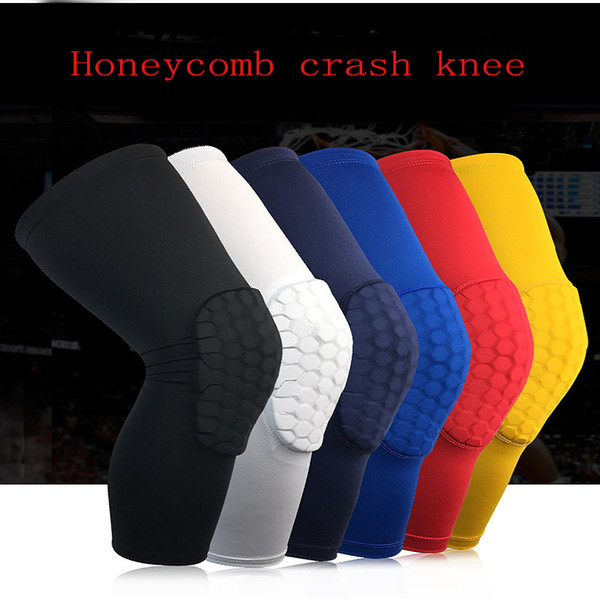 Sports knee pads Honeycomb Sport Safety Volleyball Basketball Kneepad Compression Socks Knee Wraps Brace Protection Knee Pads Calf Leg Sleev