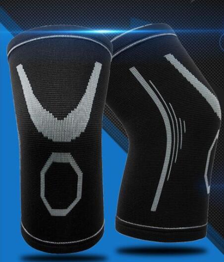 Hot protect Jacquard knitting nylon kneepad sports warm protection Elbow Knee Pads football fitness Basketball Sports Soccer training Sports