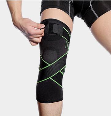 Training Knee Pads Safety fitness exercise pressure cycling knitting knee protector knee exercise equipment Basketball Sport Soccer footbaLL