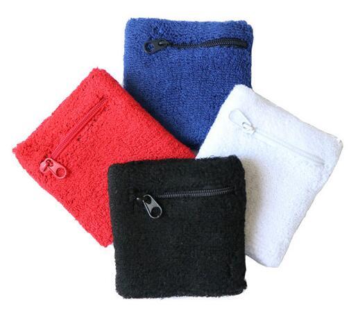 Top 2022best Fashionable high end zipper pocket towel sports warm wristband sports protector for men and women Sports Safety Wrist Support