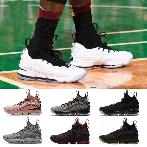 2018 High Quality Newest Ashes Ghost lebron 15 Basketball Shoes shoes Arrival Sneakers 15s Mens Casual Shoes 15 40-46