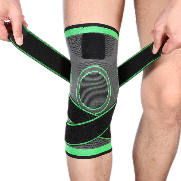 Knee Support Professional Protective Sports Knee Pads Breathable Bandage Knee Brace for Basketball Tennis Cycling Running