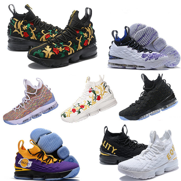 2019 Newest Ashes Ghost lebron 15 Basketball Shoes Lebrons shoes Sneakers 15s Mens James sports Shoes 15