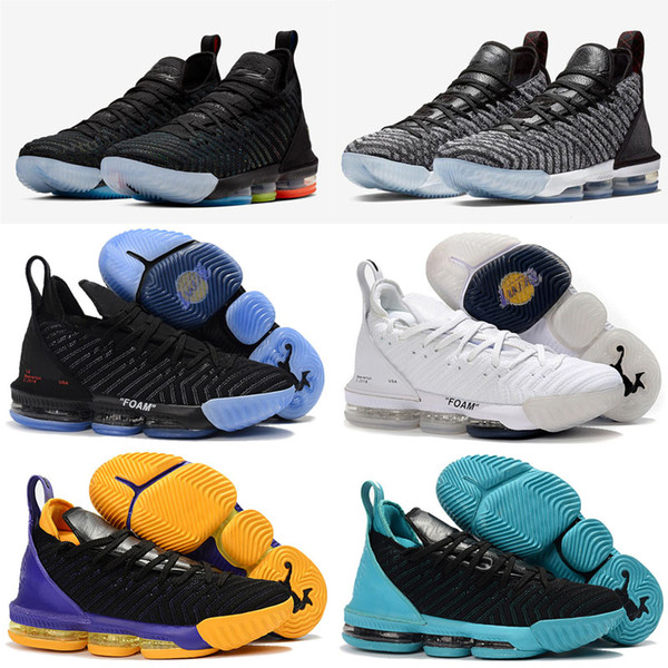 2019 THRU LMTD Starting Oreo FRESH BRED What the XVI 16 james Multicolor Basketball Shoes LeBRon 16s Wolf Grey Sports