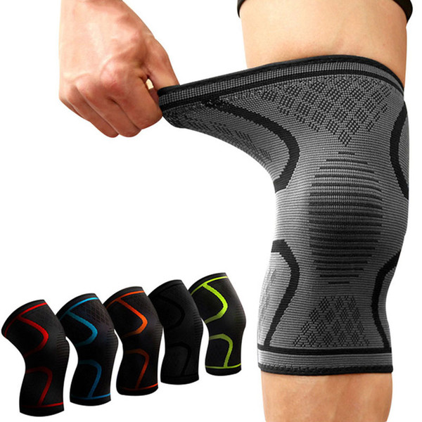 Elbow Knee Pads Fitness Running Cycling Knee Support Braces Elastic Nylon Sport Compression Knee Pad Sleeve for Basketball Volleyball