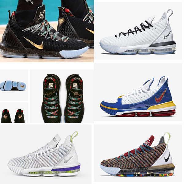 2019 16s James basketball shoes fresh bred king equalit oreo watch the buzz throne lightyear multi color lebron 16 superbron i promise