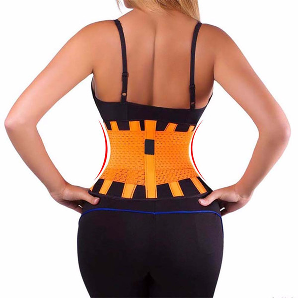 2018 Belt Corset Fitness Waist Support Waist Training Corset S-3XL Slimming Women Support Faja Lumbar Sweat Slim Belt