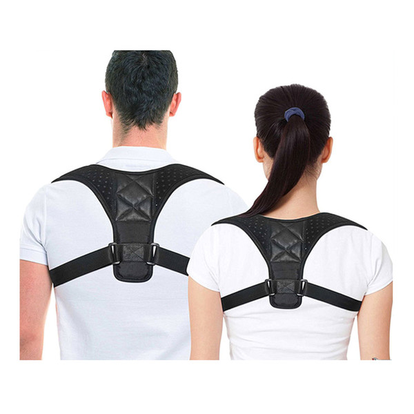 Adjustable Back Posture Corrector Clavicle Spine Back Shoulder Lumbar Brace Support Belt Posture Correction Prevents Slouching