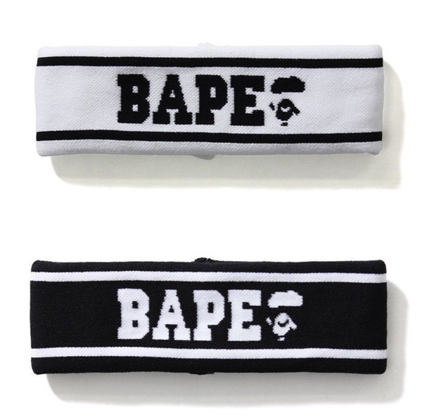 BAE Headband black white Headband yoga sporting goods Sweatband for men and women