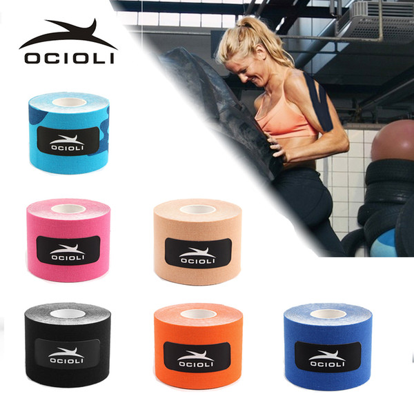 Kinesio Tape Cotton Elastic Adhesive Muscle Tape Fitness Kinesiology Sports Basketball Support Roll Care Knee Bandage