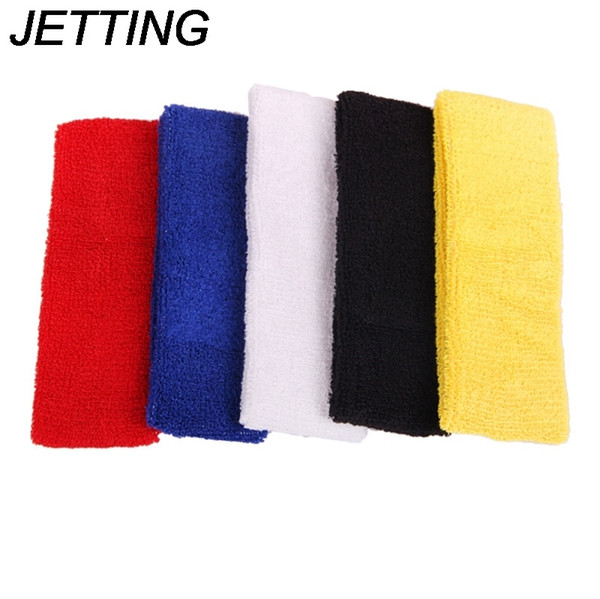 HOT Outdoor Sports Ball Games Tennis Sweatbands Forehead Head Hair Sweat Band Elastic Cloth Cotton GYM Yoga Fitness HeadBand #40227