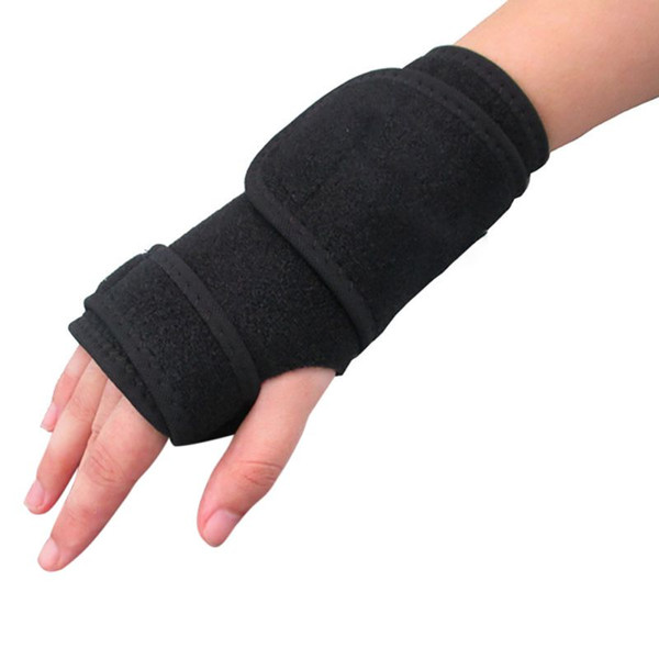 1pc Useful Splint Sprains Arthritis Band Belt Carpal Tunnel Hand Wrist Support Brace Solid Black Dropshipping