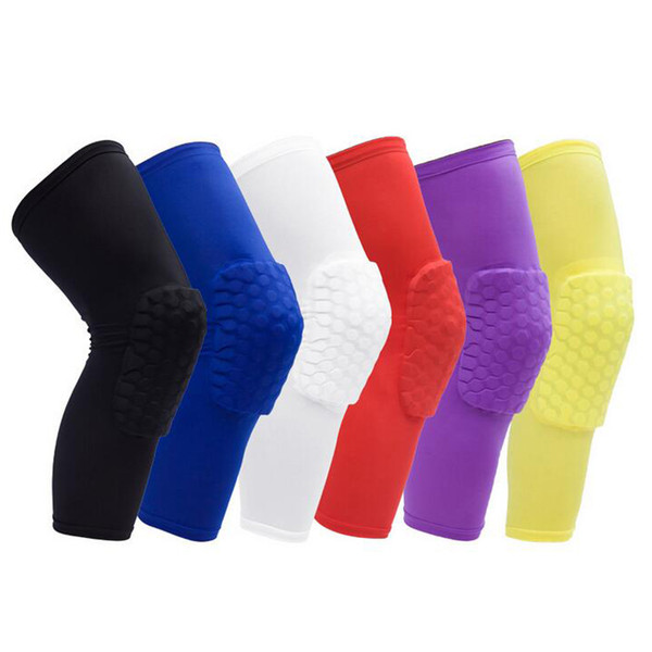 Honeycomb Sports Safety Tapes Volleyball Basketball Knee Pad Compression Socks Knee Wraps Brace Protection Fashion Accessories Single pack o