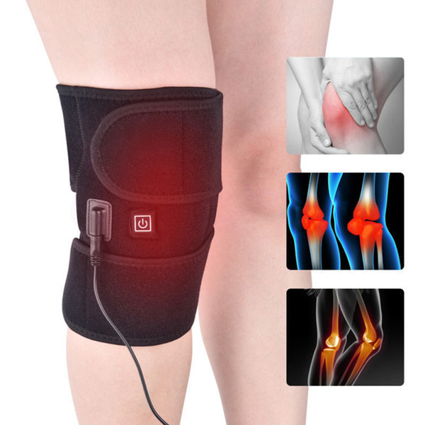 NEW Outdoor Sports Kneepad Electric Heating Knee Pads Heat Therapy Arthritis Pain Hot Compress Relief Support Protector Knee Pad