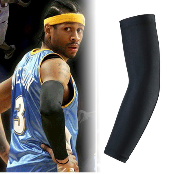 2 pcs Top Basketball Bracer Bar Lengthen Arm guards Sun screen Sports Protective Forearm Elbow Pad Sleeve Arm Warmers Free shipping