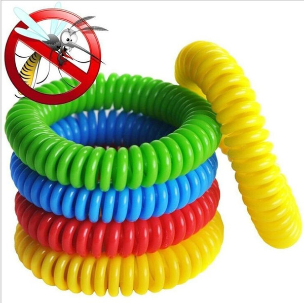 Mosquito Repellent Bracelet Stretchable Elastic Coil Spiral hand Wrist Band telephone Ring Chain Anti-mosquito bracelet wrist support