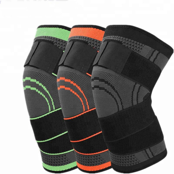 Compression knee brace with Adjustable Strap for Pain Relief high quality outdoor sports products sport knee sleeves