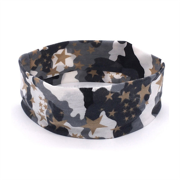 Sport Headband Athletic Workout Camouflage Wicking Non Slip Headband for Women Men Running Sports Travel Fitness Yoga #475008