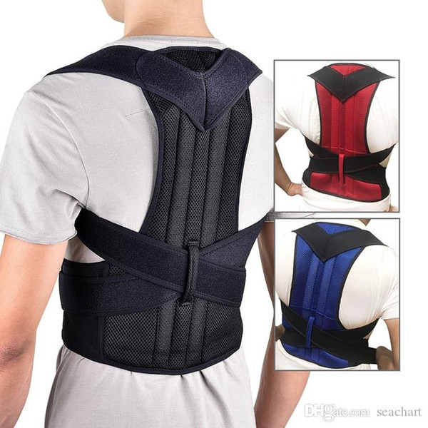 Adjustable Back Posture Corrector Clavicle Spine Back Shoulder Lumbar Brace Support Belt Posture Correction Prevents Slouching MC172