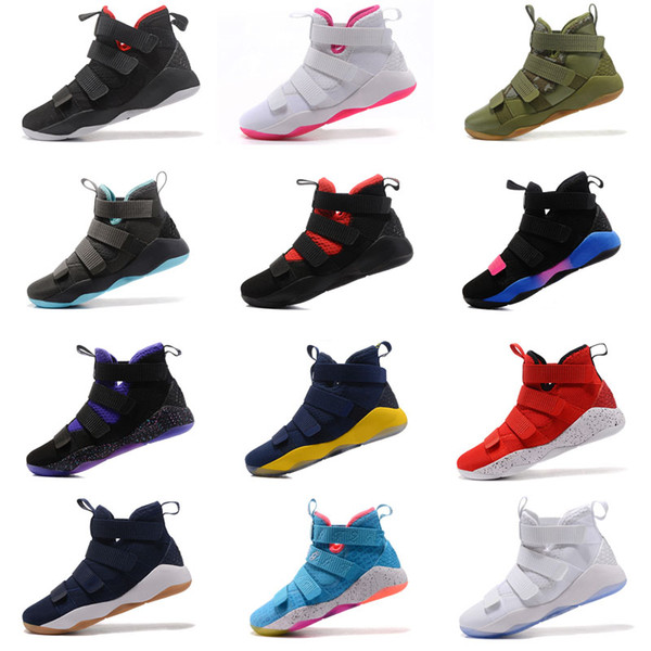 Lebron Soldiers 11 online wholesale discount top quality man basketball shoes size eur 40-46