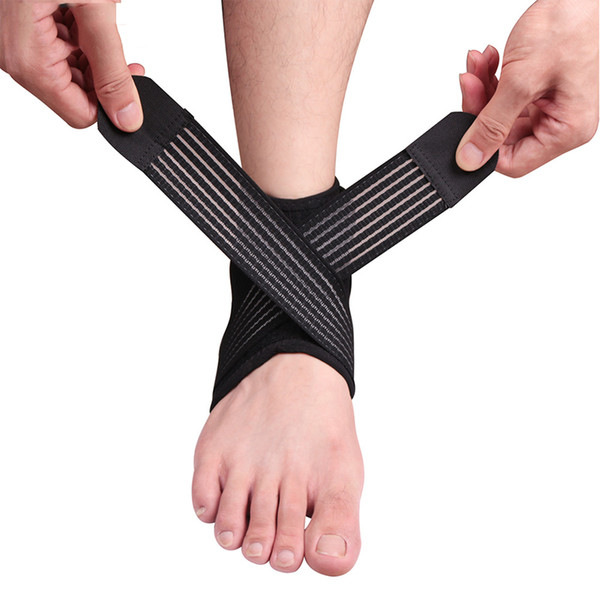 Sports Fitness Ankle Cross Winding Compression Straps Foot Basketball Climbing Riding Breathable Adjustable